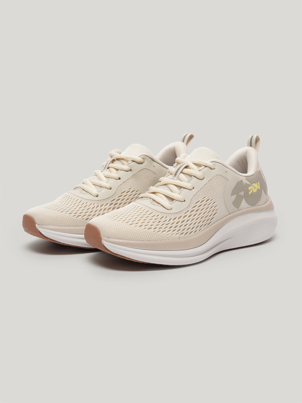 JW093 - Women's Lace Up Shoes Nude