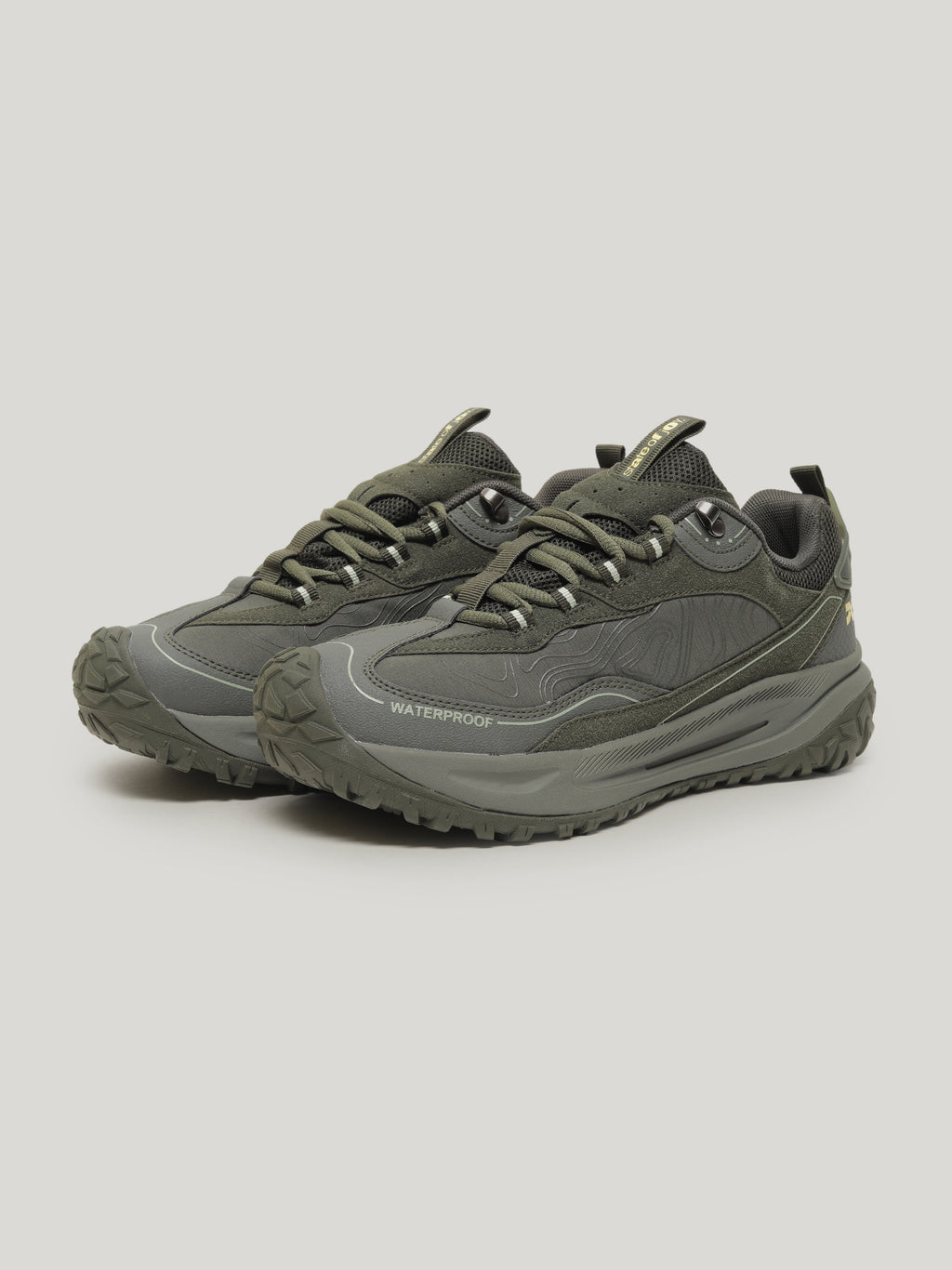 JMM002 - Men's Lace Up Shoes Olive