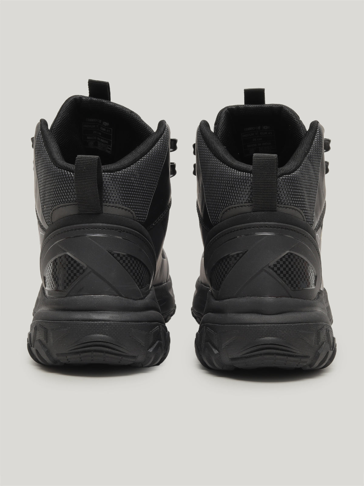 JMM004 - Men's Lace Up High Cut Boots Black