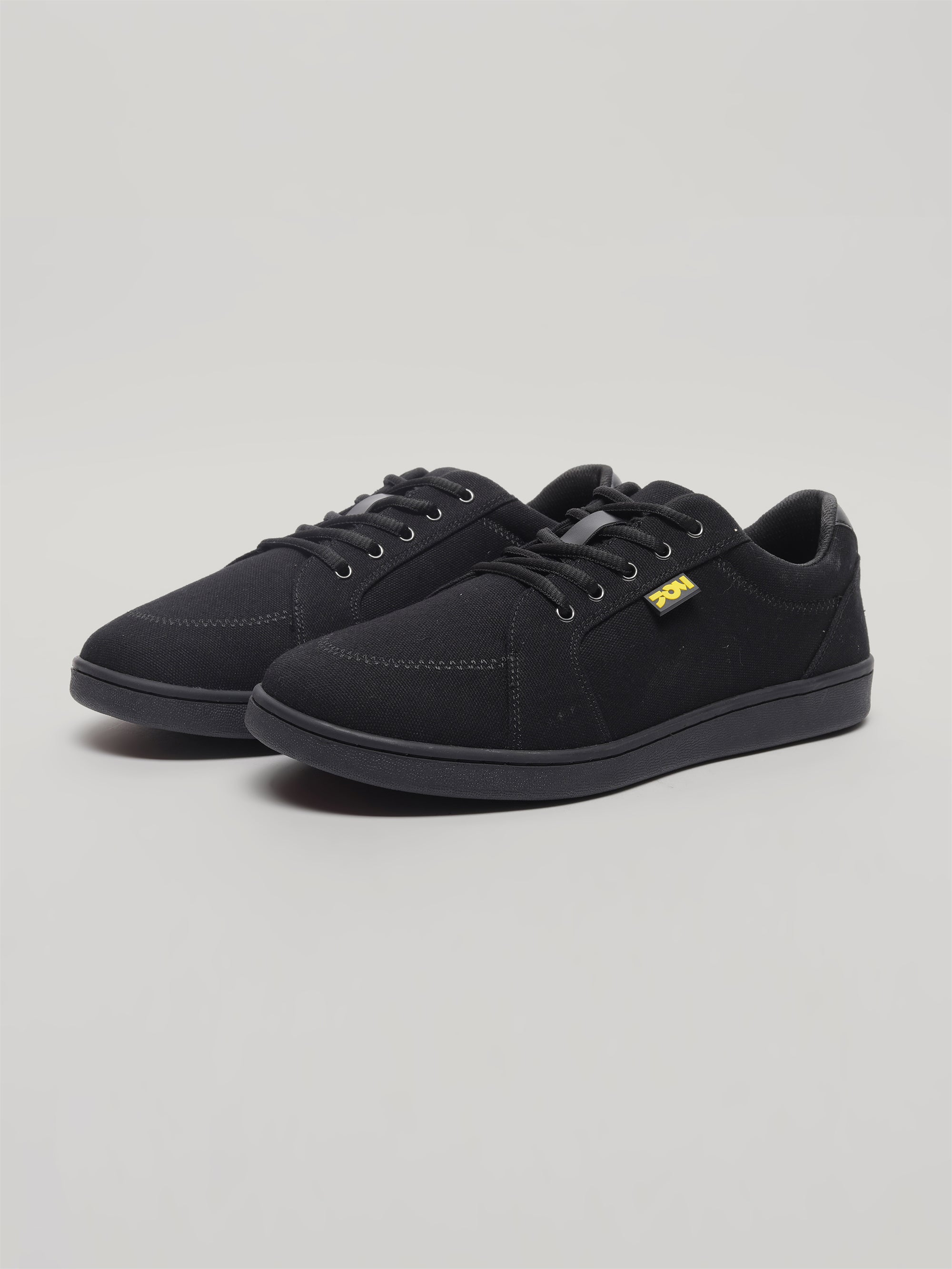 JM078 - Men's Canvas Shoes Black