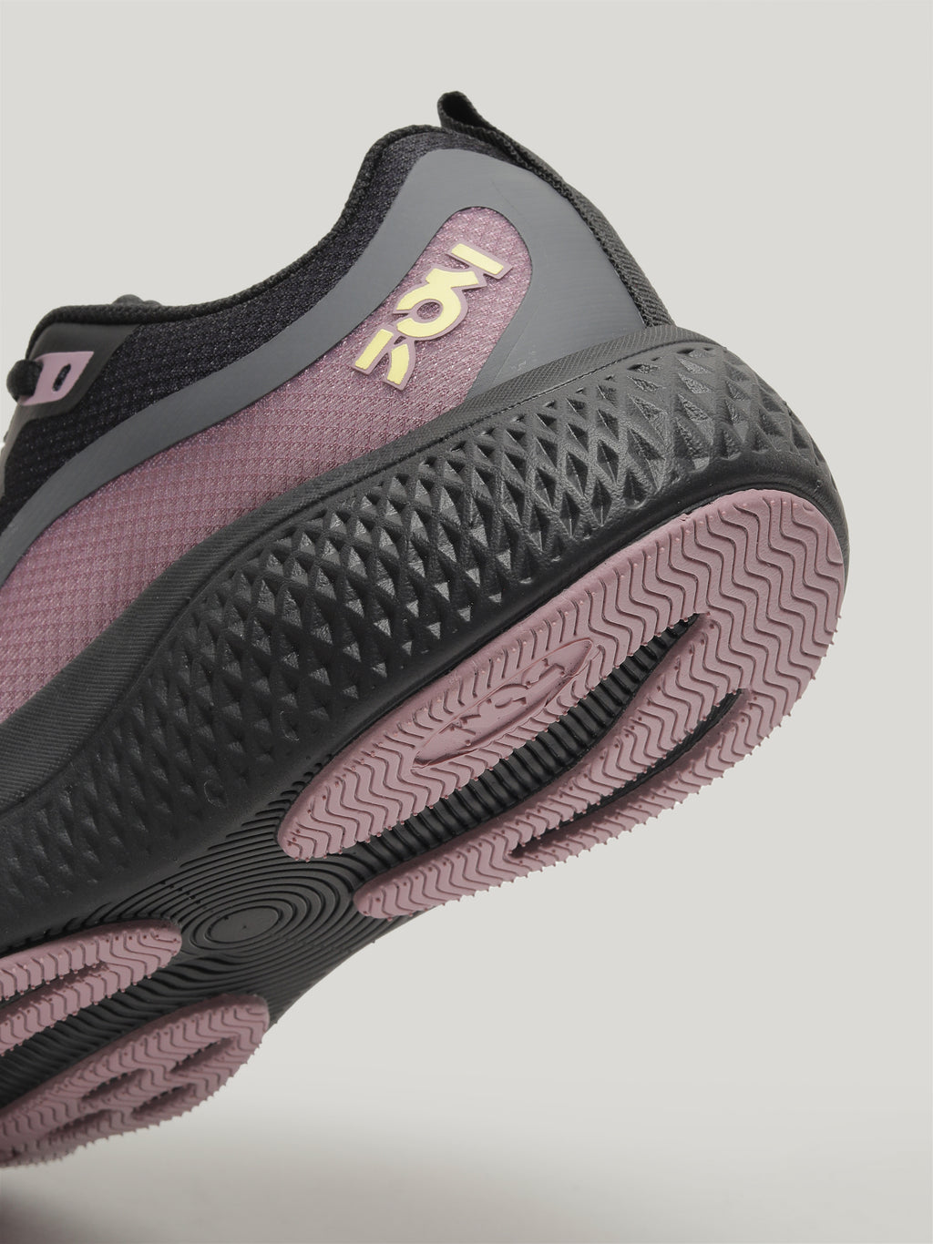 JW097 - Women's Lace Up Shoes Black / Mauve