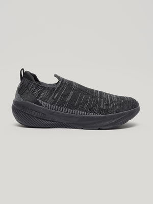 Anatom Ease Series AM001 - Mens Slip On Shoes Black Melan
