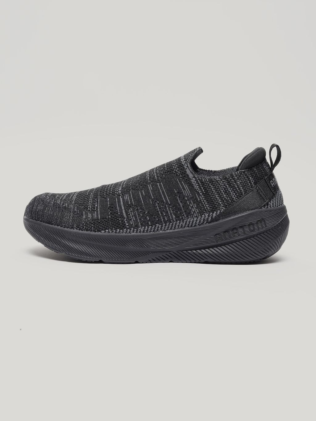 Anatom Ease Series AM001 - Mens Slip On Shoes Black Melan