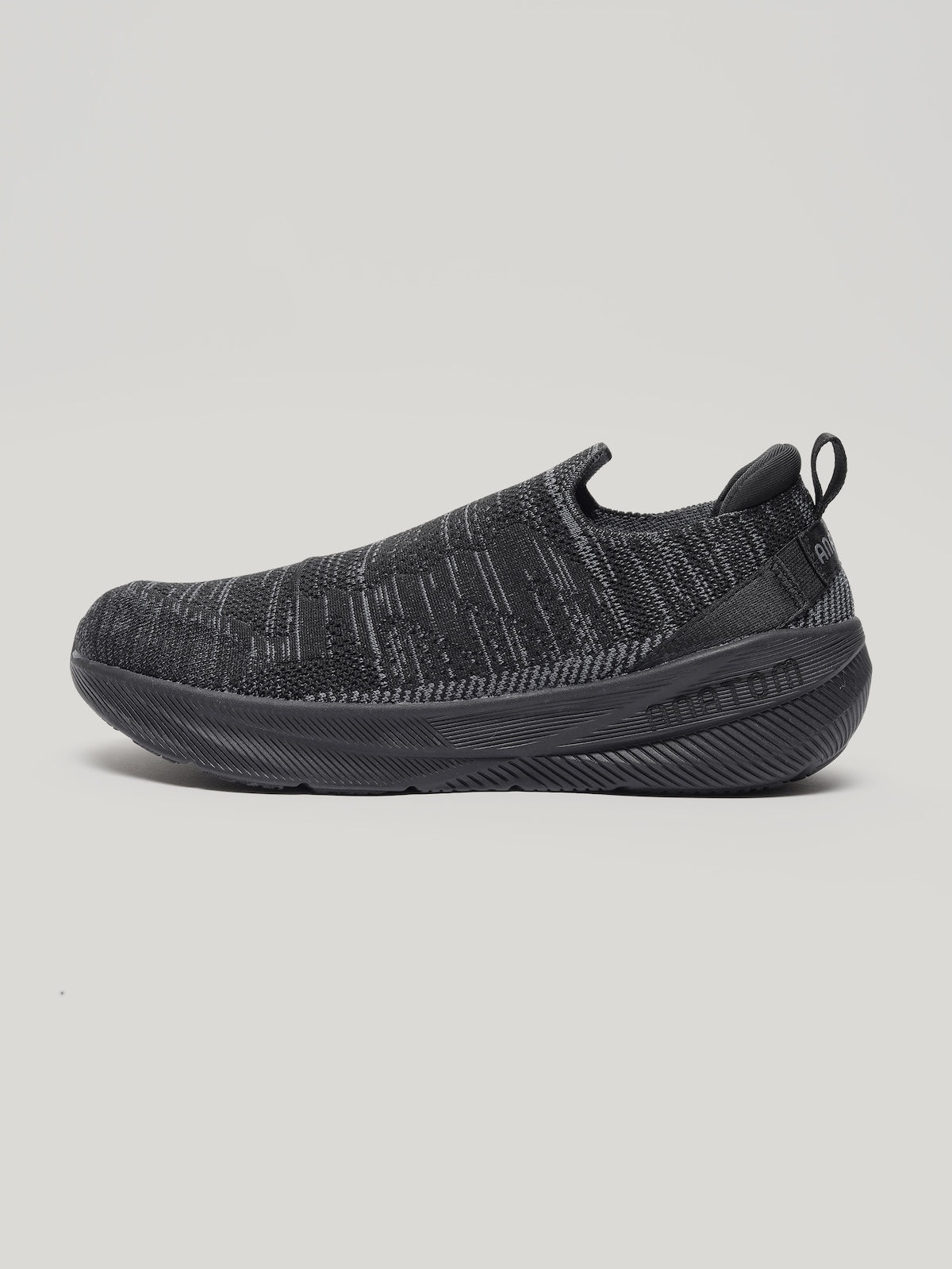 Anatom Ease Series AM001 - Mens Slip On Shoes Black Melan