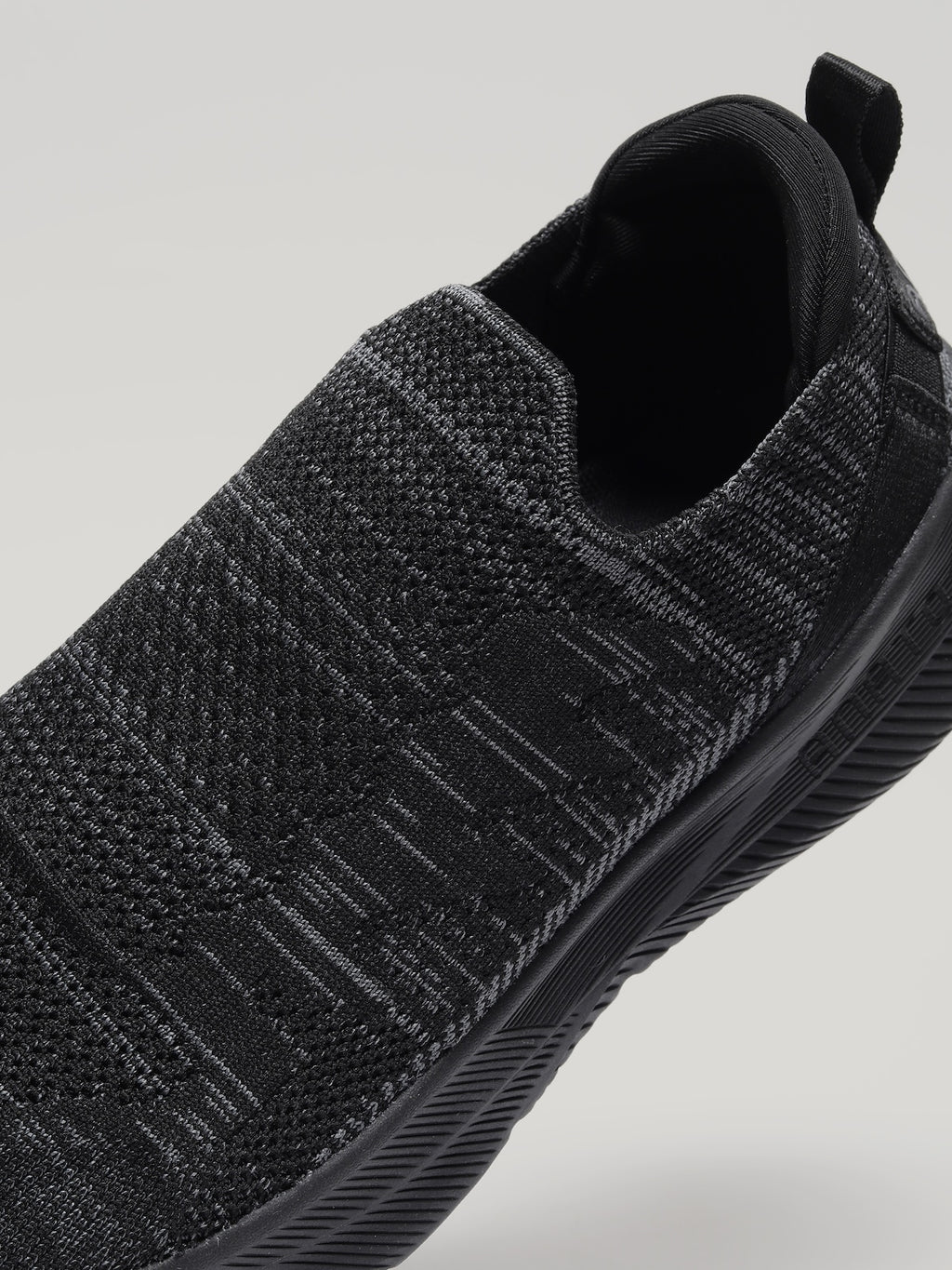 Anatom Ease Series AM001 - Mens Slip On Shoes Black Melan