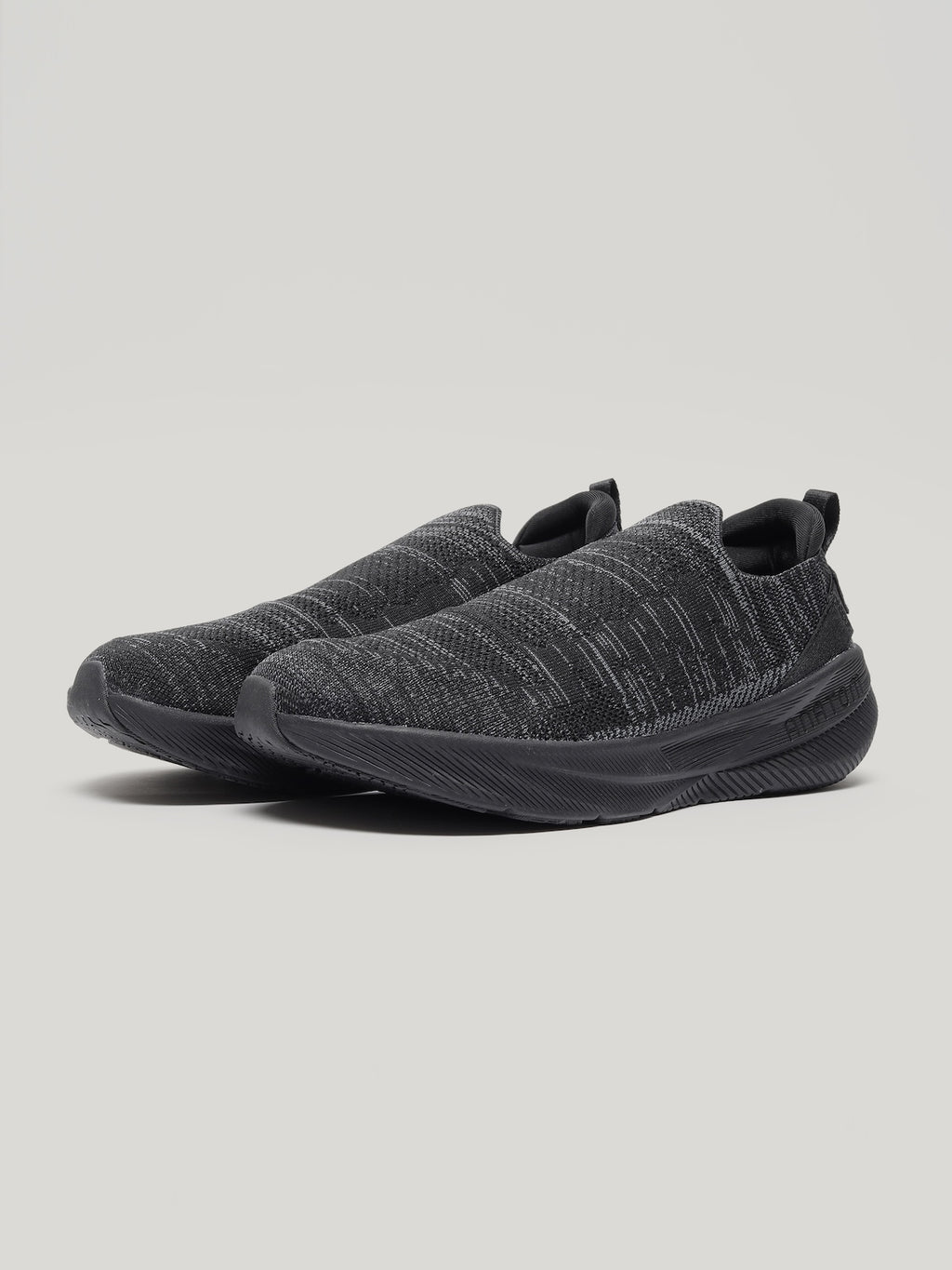 Anatom Ease Series AM001 - Mens Slip On Shoes Black Melan