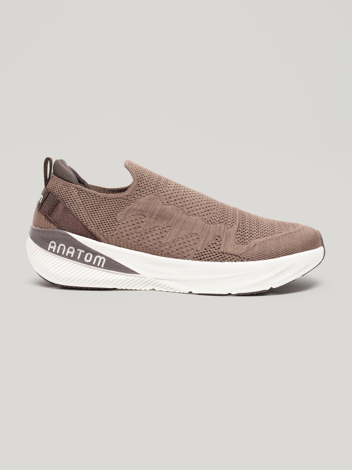 Anatom Ease Series AM001 - Mens Slip On Shoes Mocha Melan
