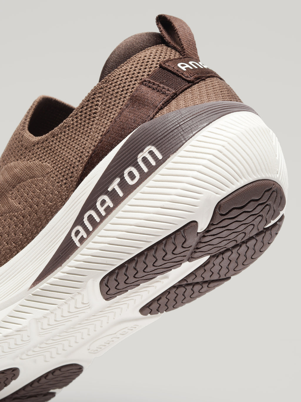 Anatom Ease Series AM001 - Mens Slip On Shoes Mocha Melan