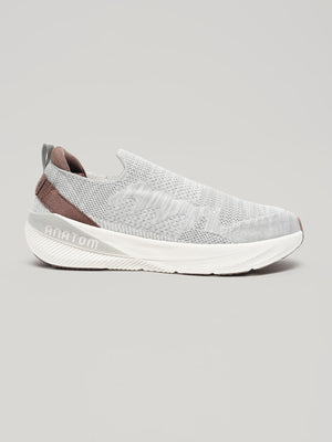 Anatom Ease Series AM001 - Mens Slip On Shoes Taupe Melan