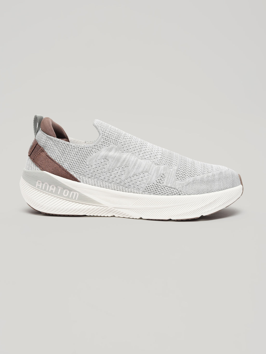 Anatom Ease Series AM001 - Mens Slip On Shoes Taupe Melan