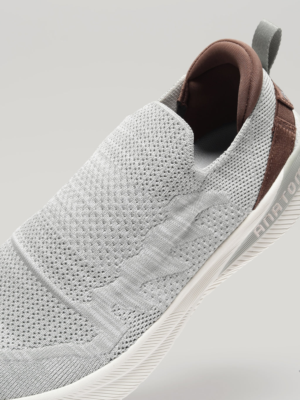 Anatom Ease Series AM001 - Mens Slip On Shoes Taupe Melan