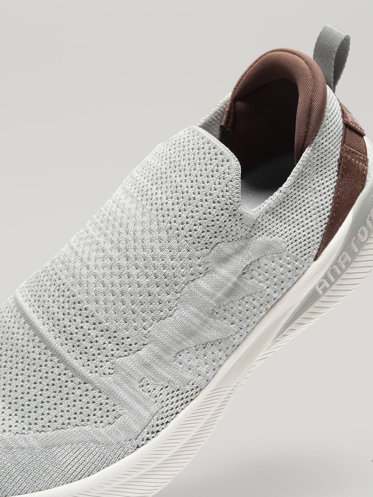Anatom Ease Series AM001 - Mens Slip On Shoes Taupe Melan