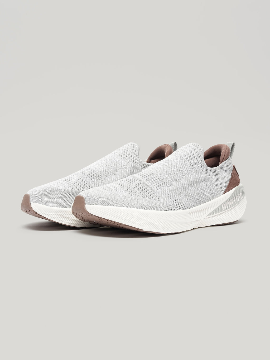 Anatom Ease Series AM001 - Mens Slip On Shoes Taupe Melan