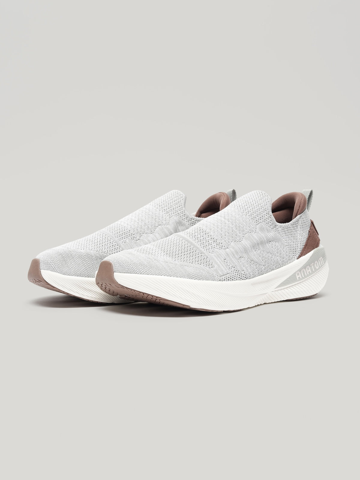 Anatom Ease Series AM001 - Mens Slip On Shoes Taupe Melan