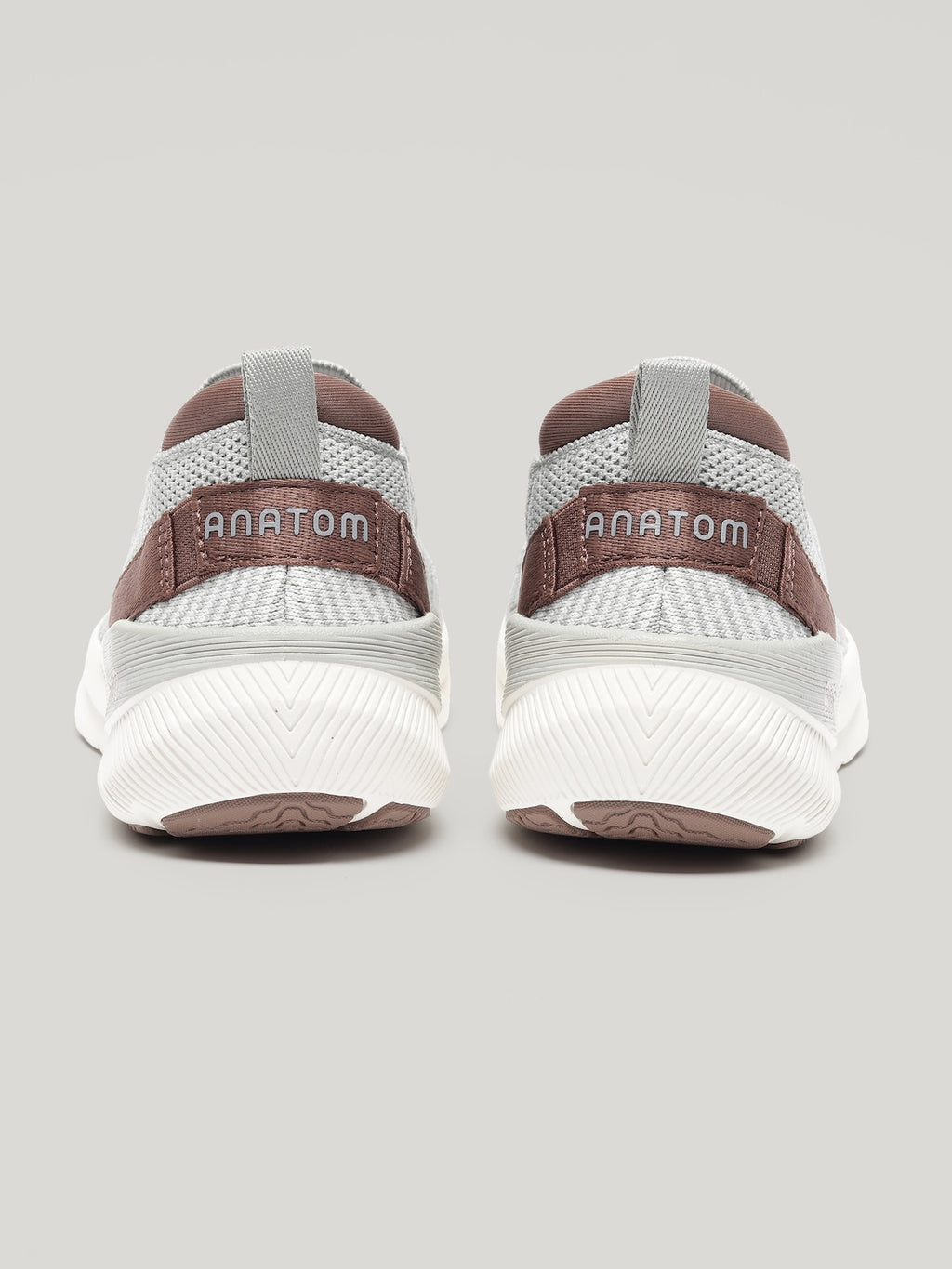 Anatom Ease Series AW001 - Women's Slip On Shoes Taupe Melan