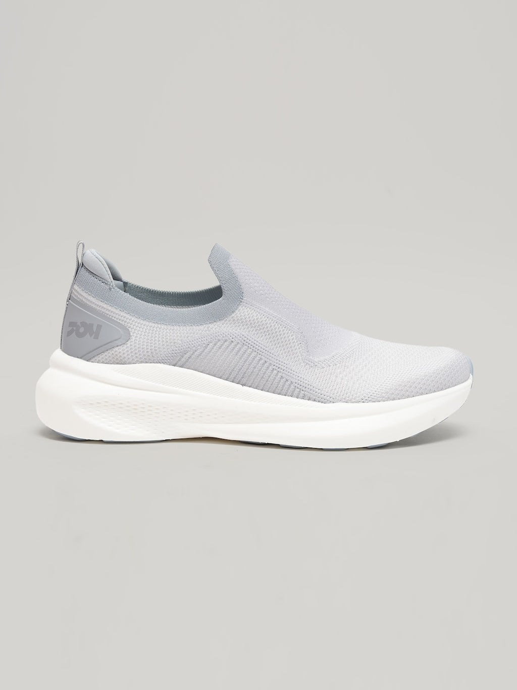 JM042 - Men's Slip On Shoes Light Grey