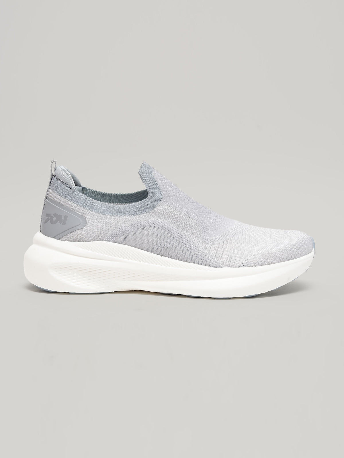 JM042 - Men's Slip On Shoes Light Grey