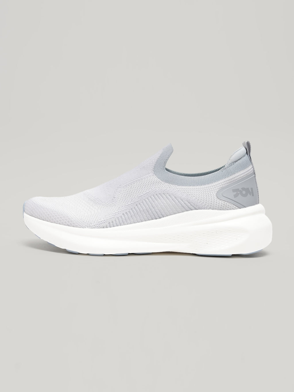 JM042 - Men's Slip On Shoes Light Grey