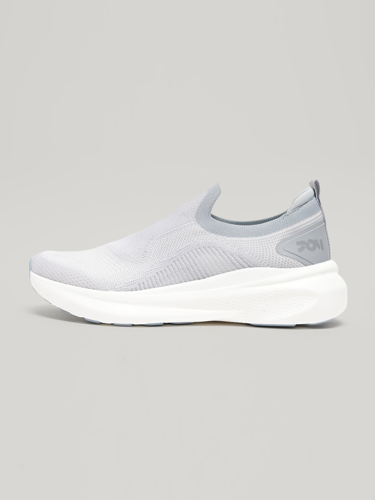 JM042 - Men's Slip On Shoes Light Grey