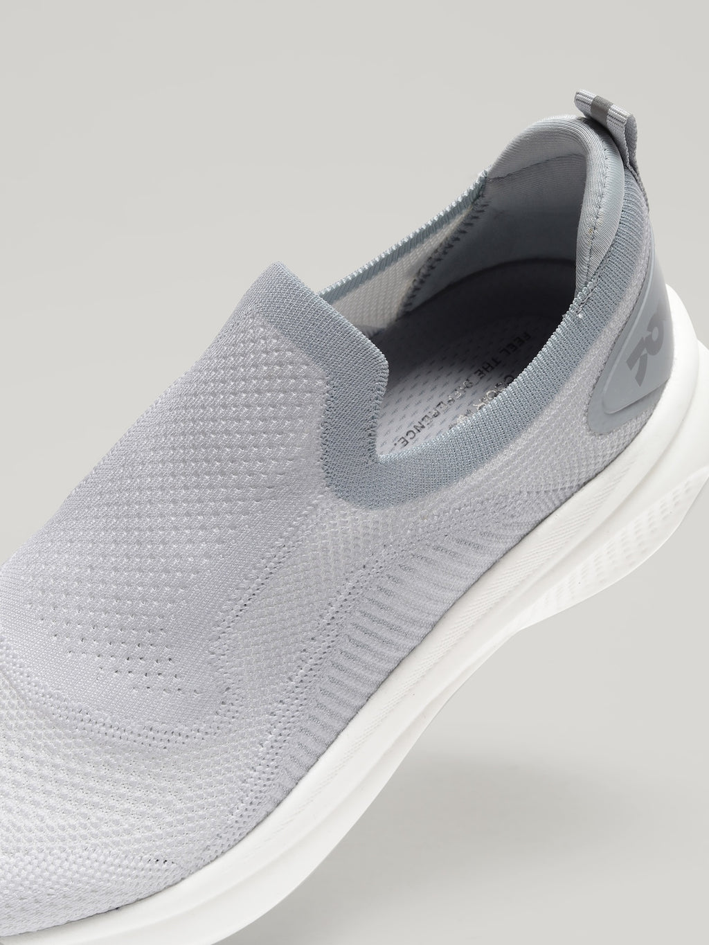 JM042 - Men's Slip On Shoes Light Grey