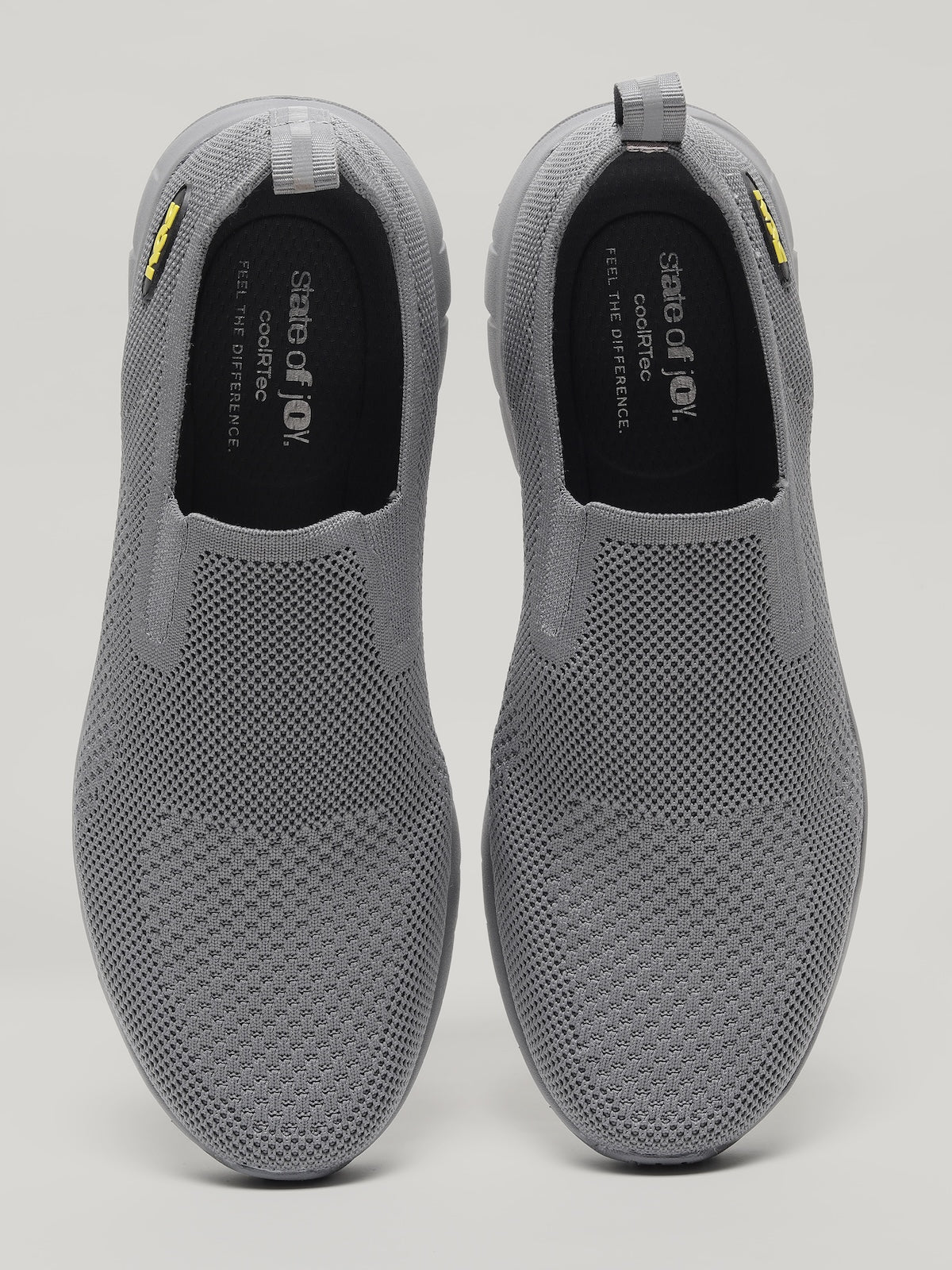 JM045 - Men's Slip On Shoes Grey