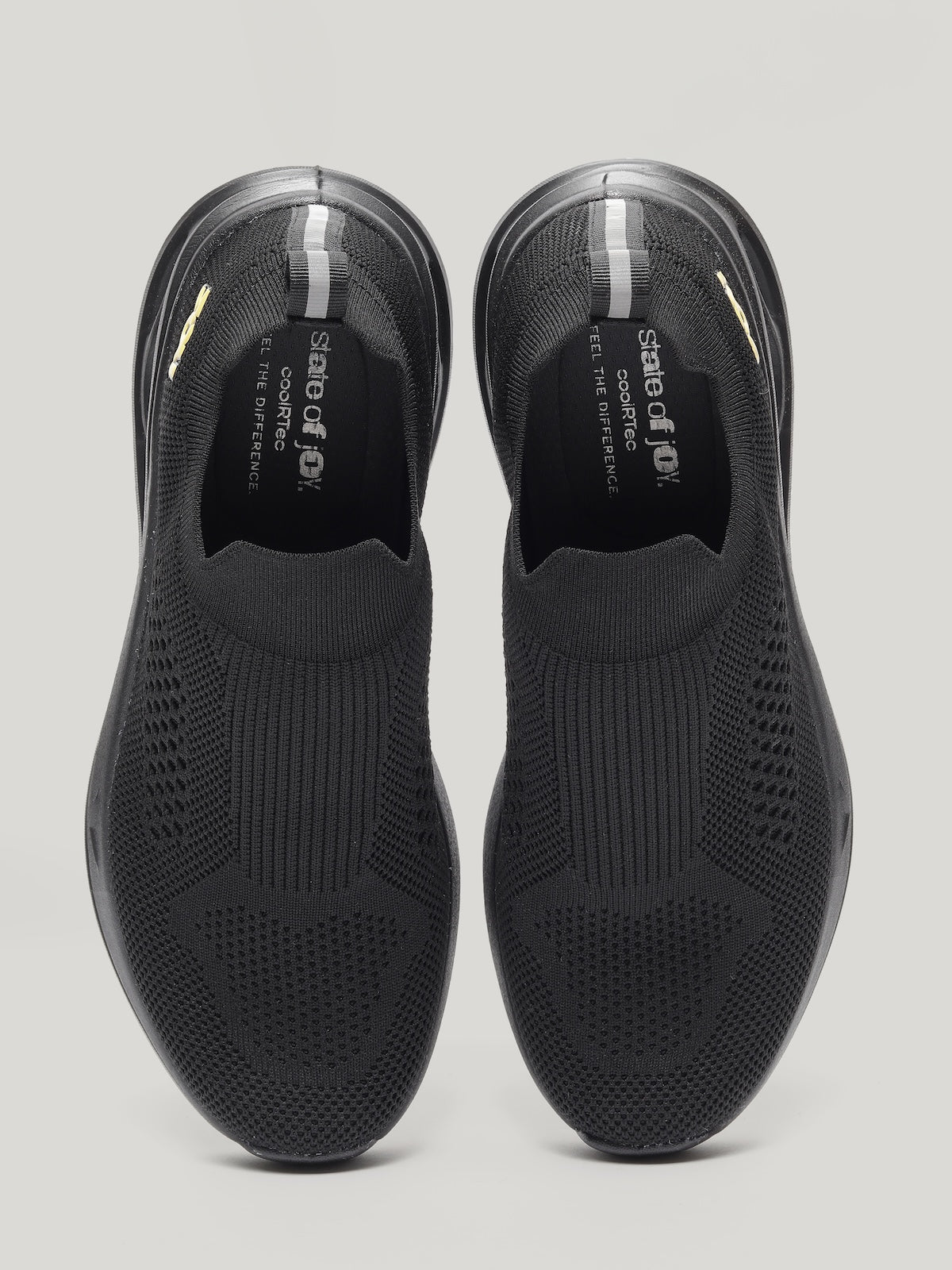 JM069 - Men's Slip On Shoes Black