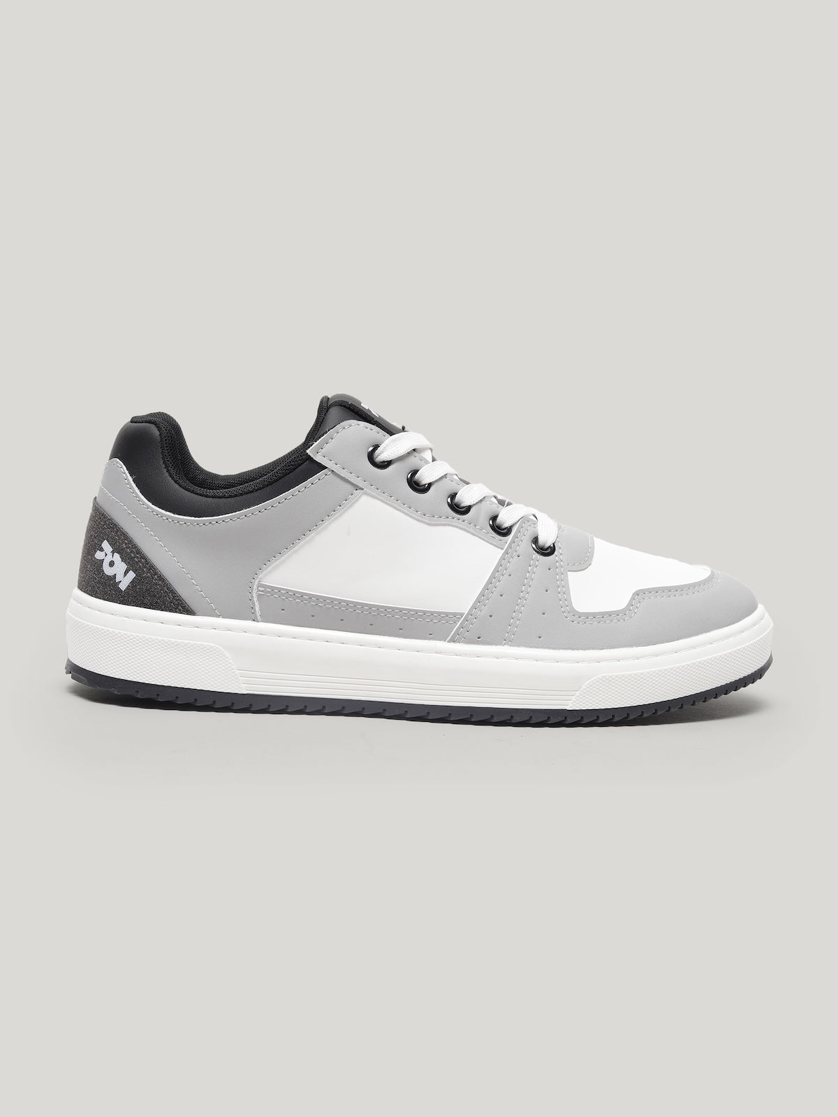 JM070 - Men's Lace up Shoes Light Grey