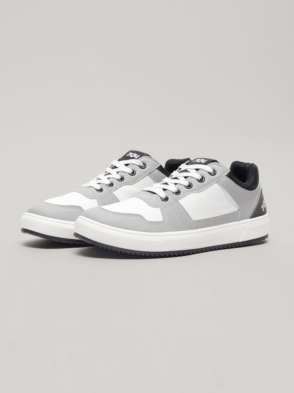 JM070 - Men's Lace up Shoes Light Grey