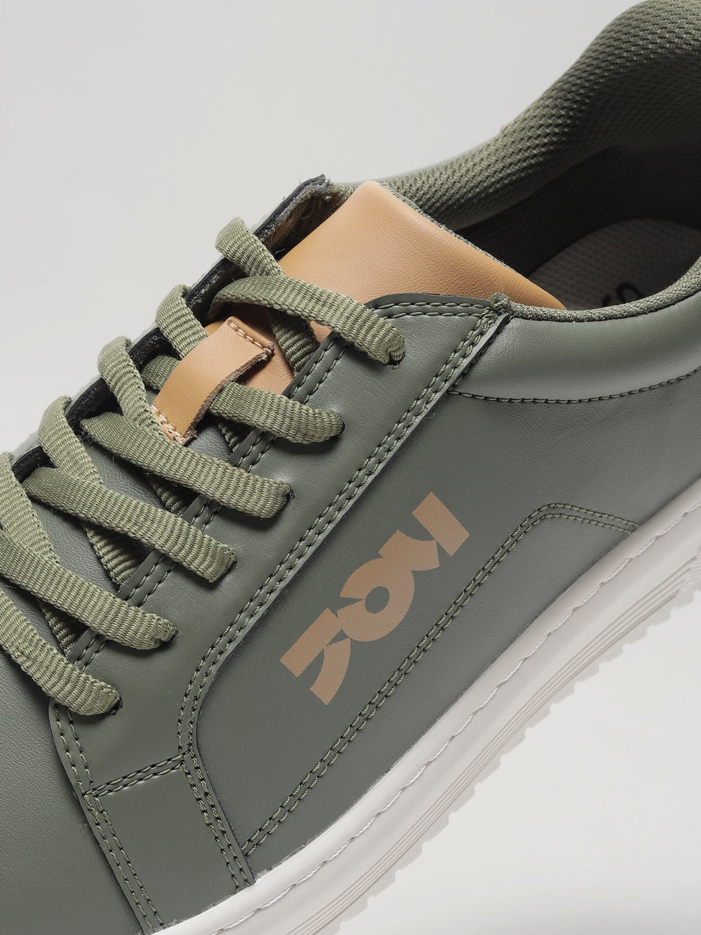 JM072 - Men's Lace up Shoes Olive