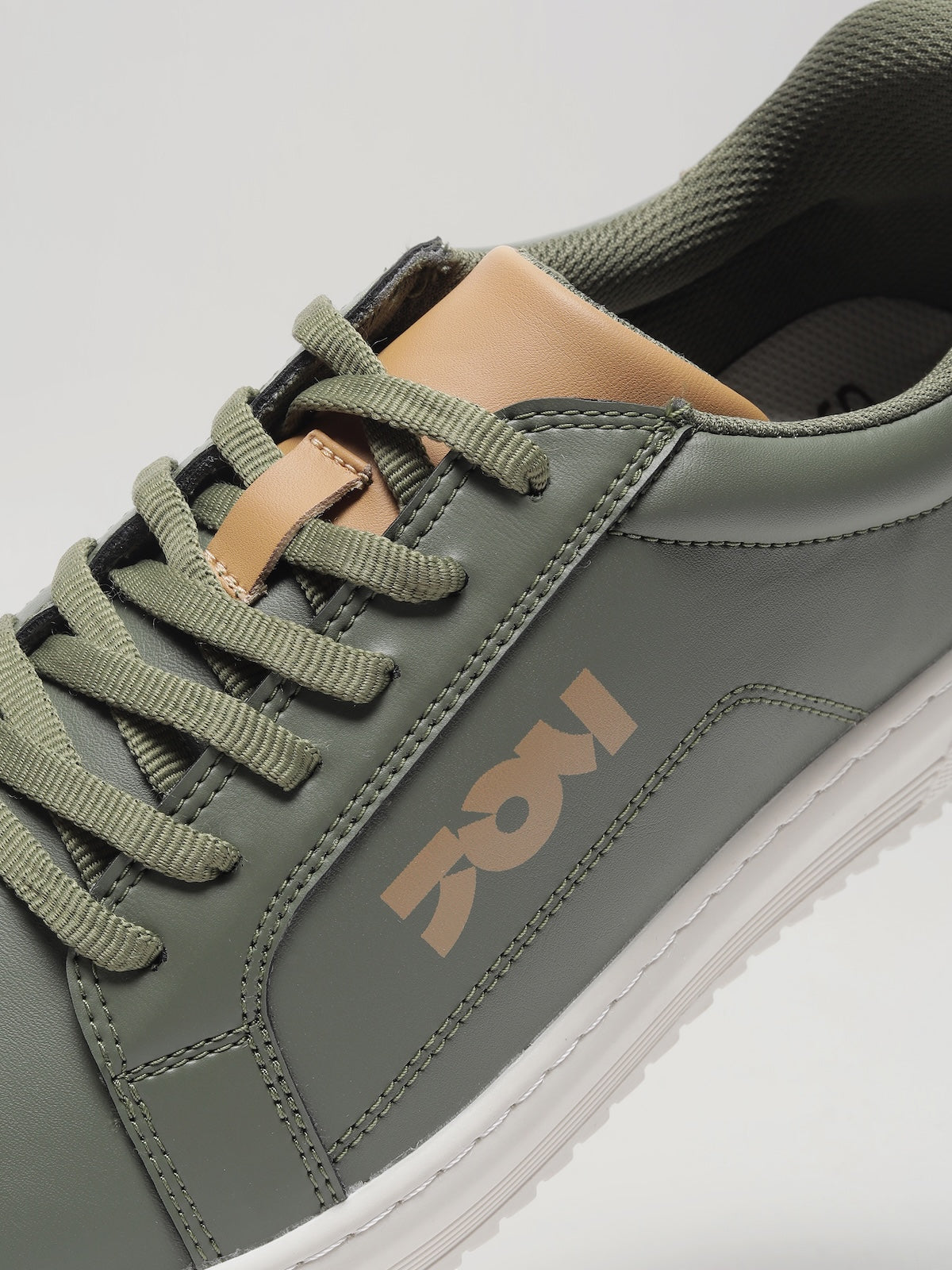 JM072 - Men's Lace up Shoes Olive