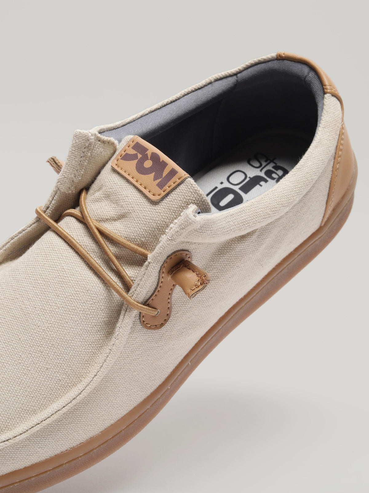 JM076 - Men's Canvas Shoes Beige