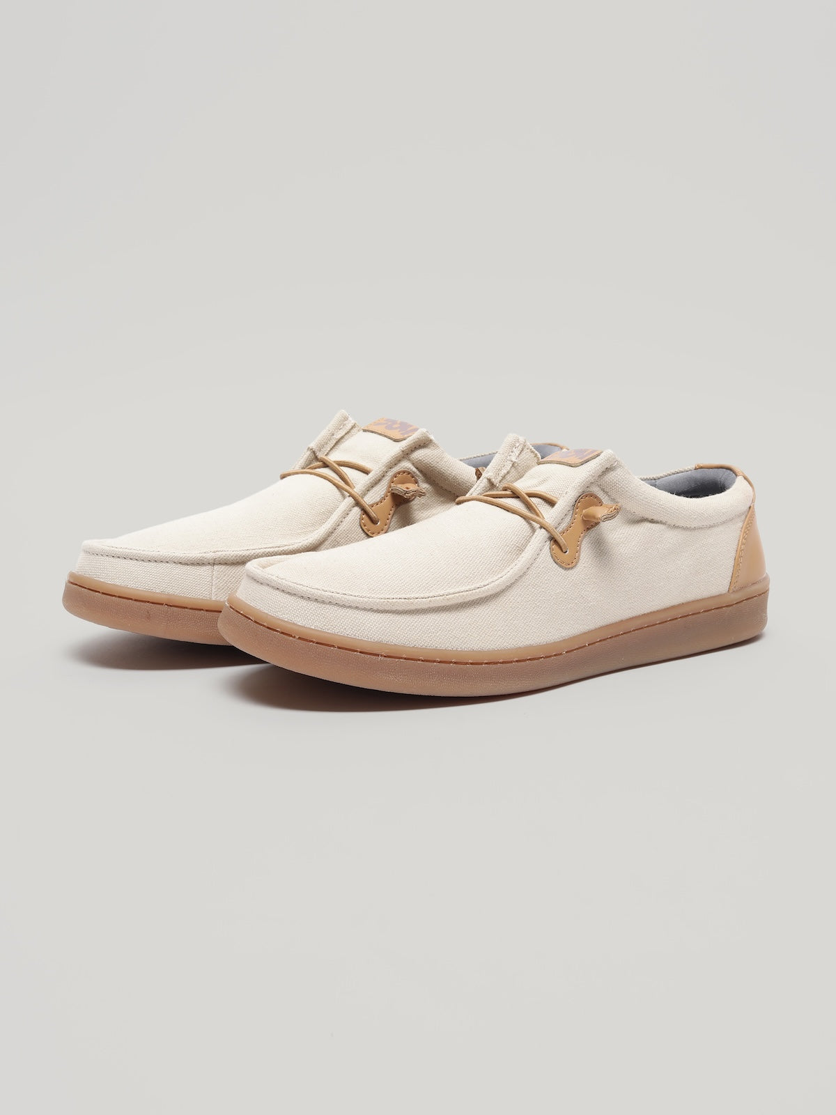 JM076 - Men's Canvas Shoes Beige