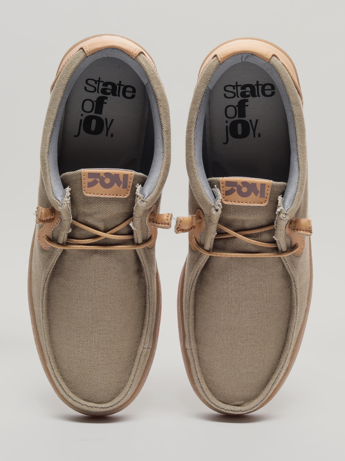 JM076 - Men's Canvas Shoes Khaki