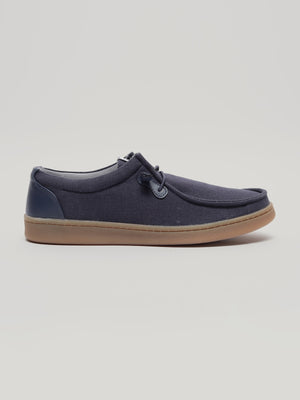 JM076 - Men's Canvas Shoes Navy