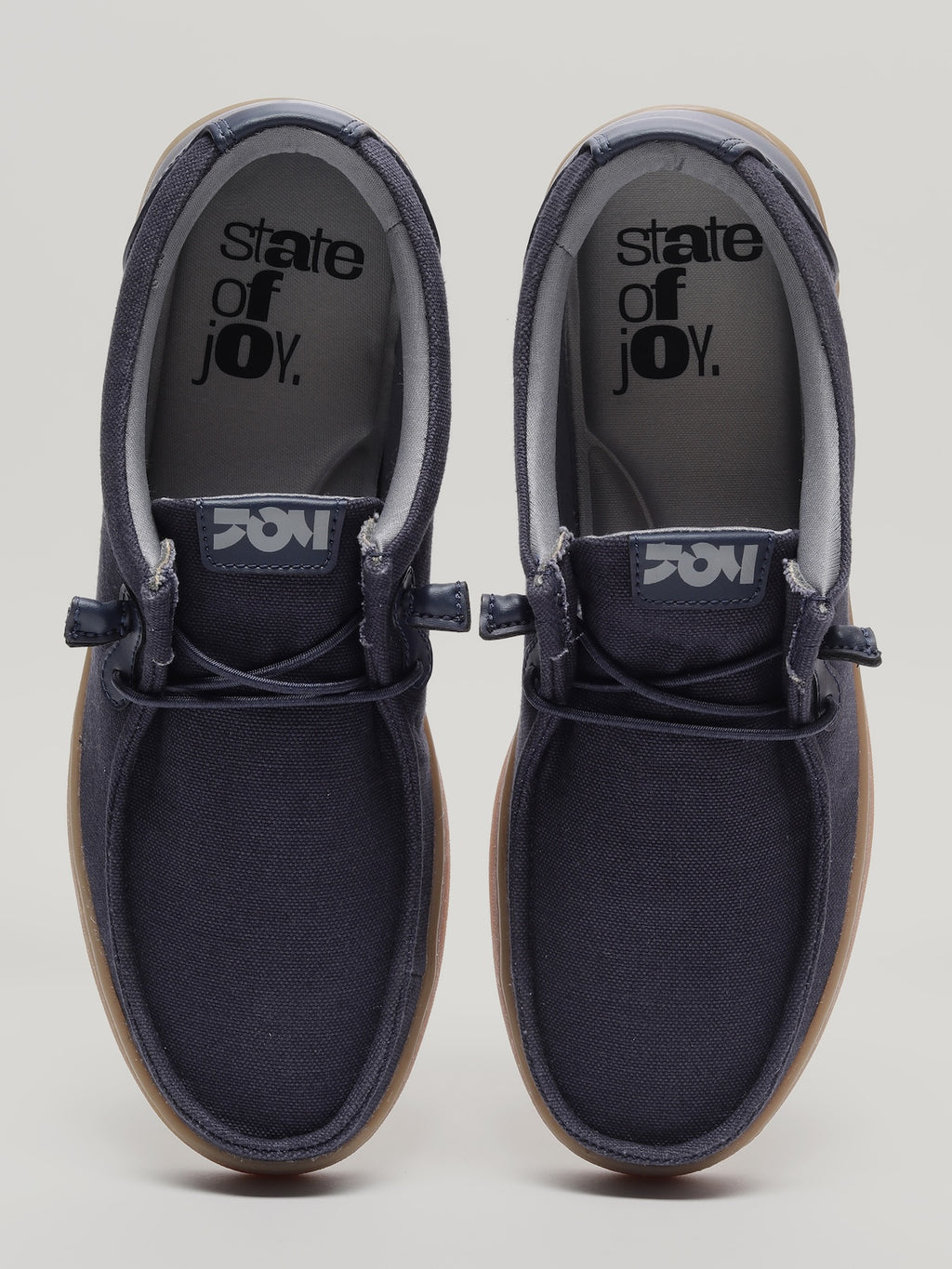 JM076 - Men's Canvas Shoes Navy