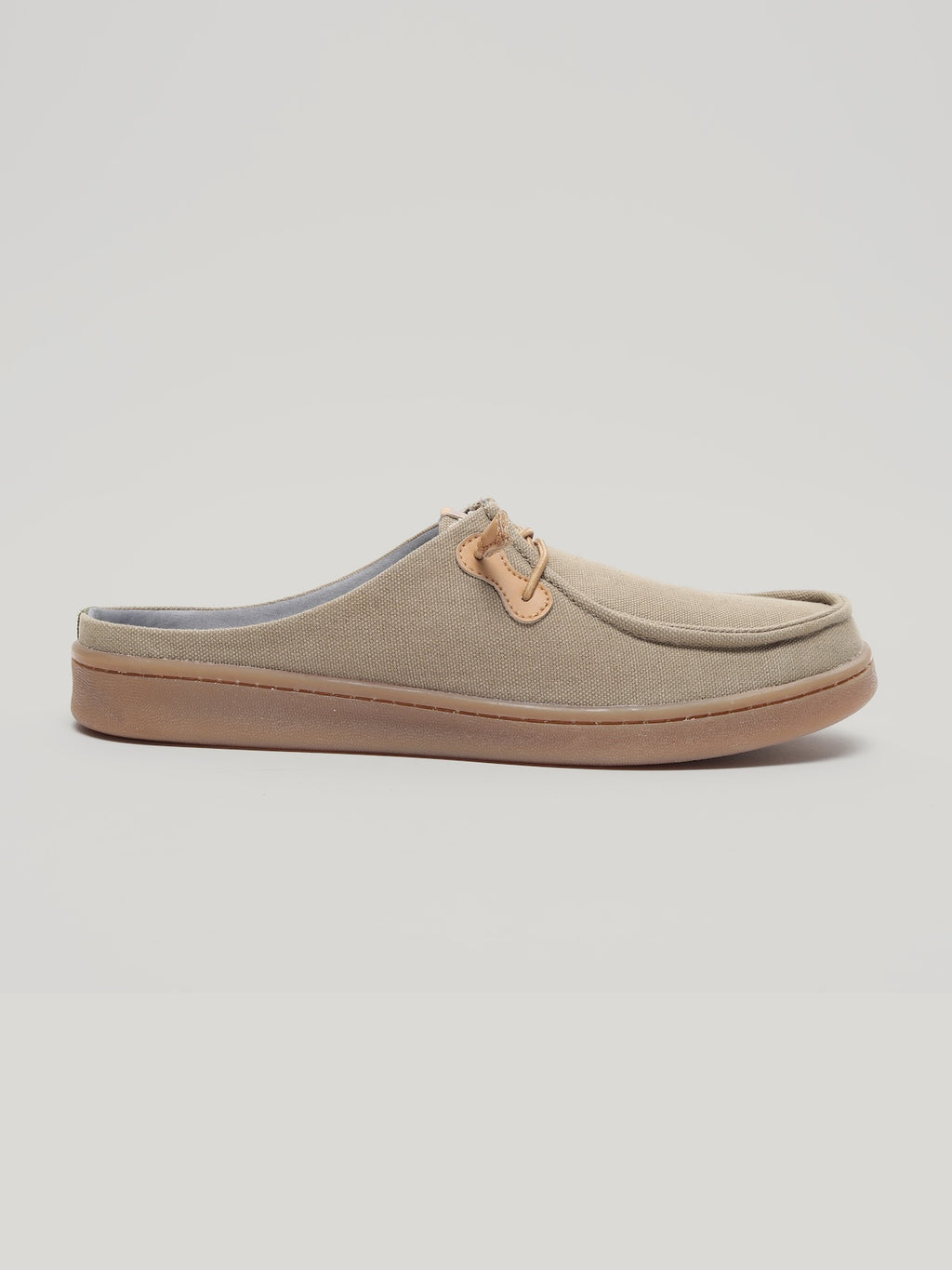 JM077 - Men's Canvas Mules Khaki