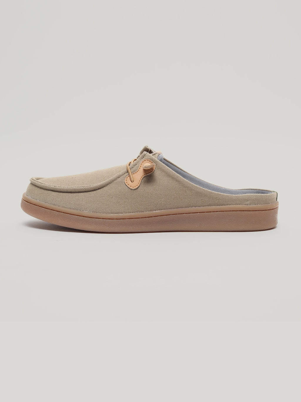 JM077 - Men's Canvas Mules Khaki