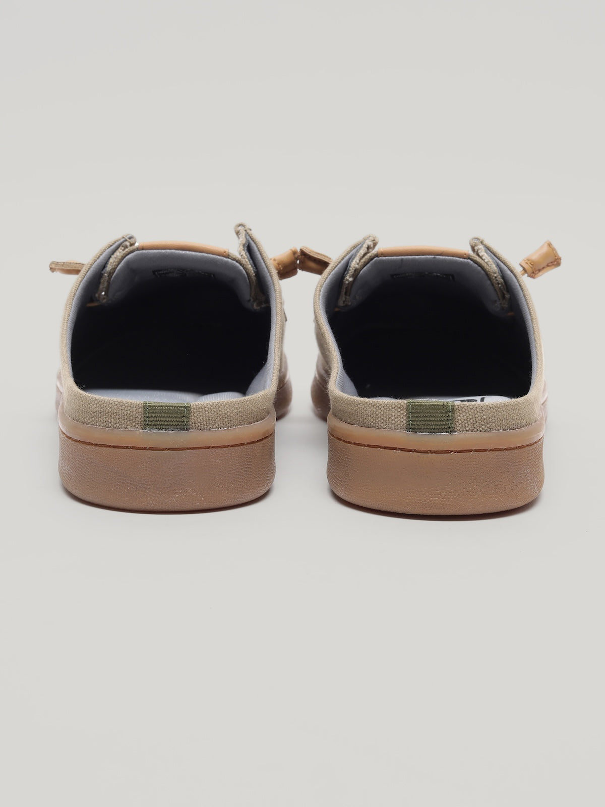 JM077 - Men's Canvas Mules Khaki