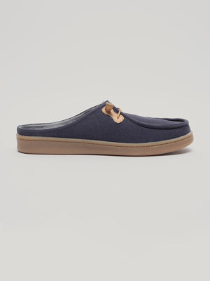JM077 - Men's Canvas Mules Navy