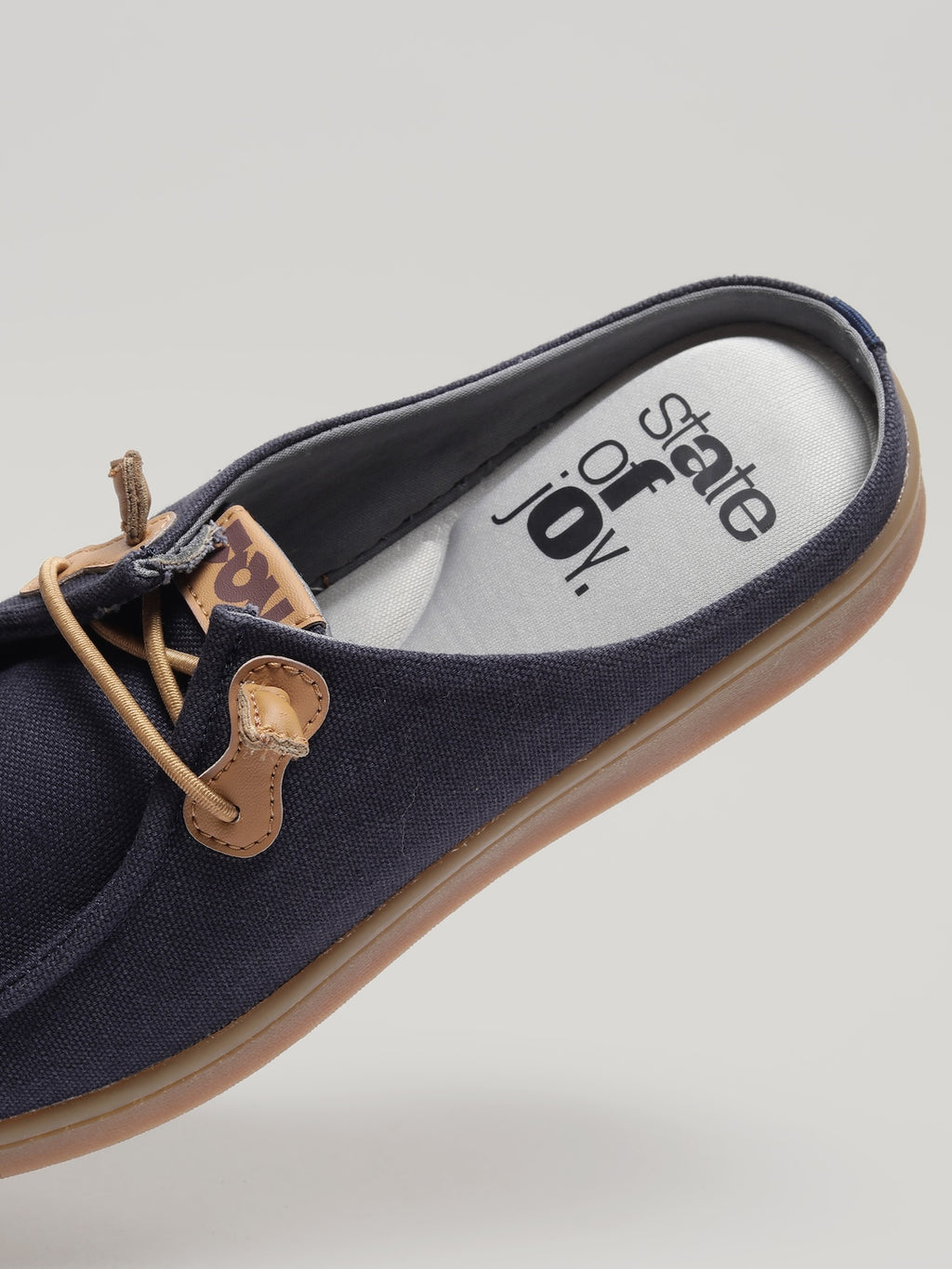 JM077 - Men's Canvas Mules Navy