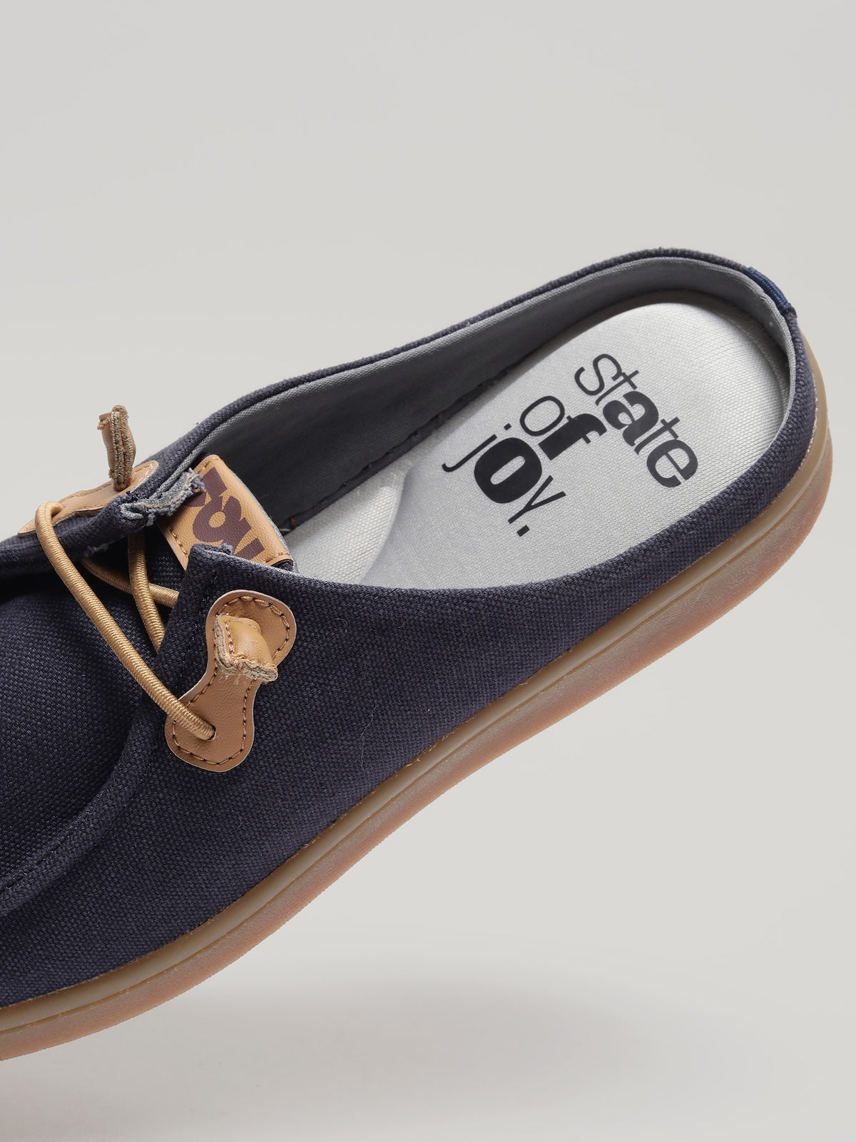 JM077 - Men's Canvas Mules Navy