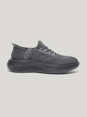 JM085 - Men's Lace Up Shoes Charcoal