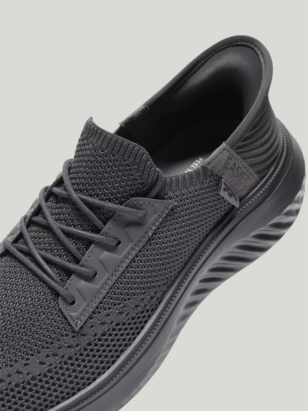 JM085 - Men's Lace Up Shoes Charcoal
