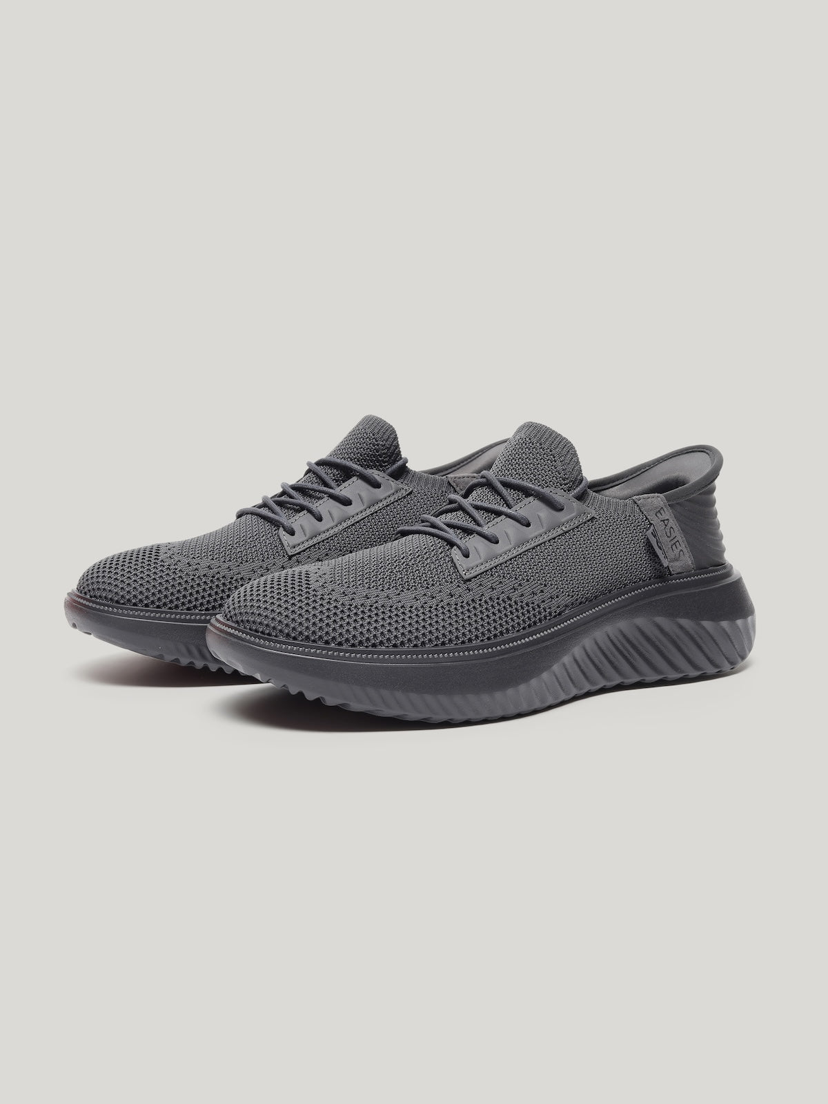 JM085 - Men's Lace Up Shoes Charcoal