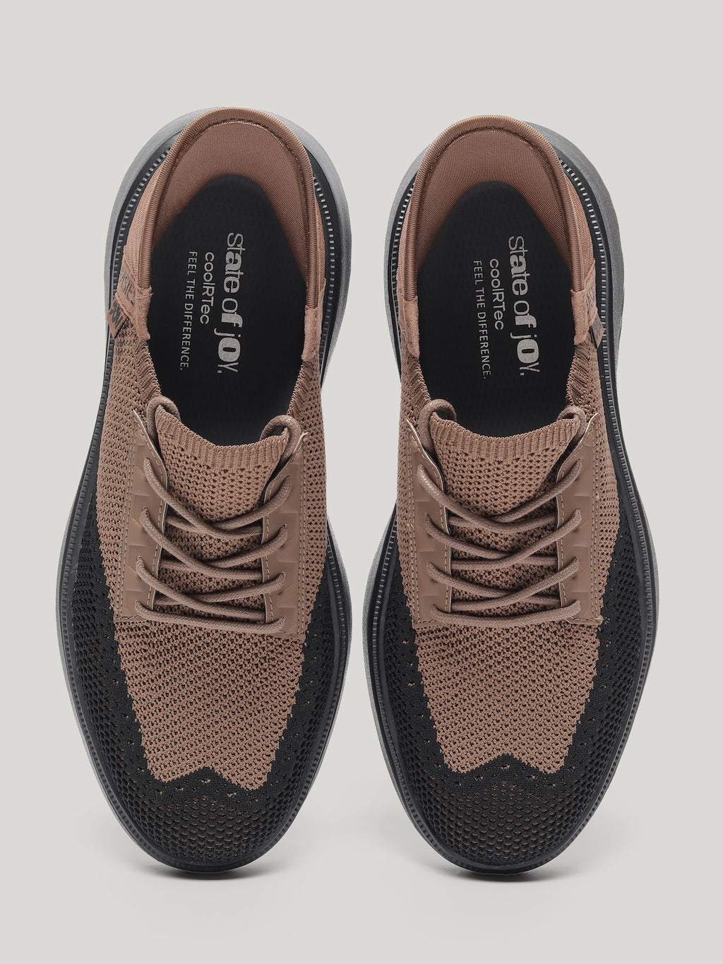 JM085 - Men's Lace Up Shoes Mocha