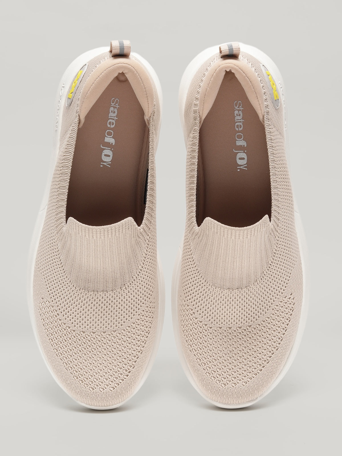 JW039 - Women's Slip On Shoes Beige
