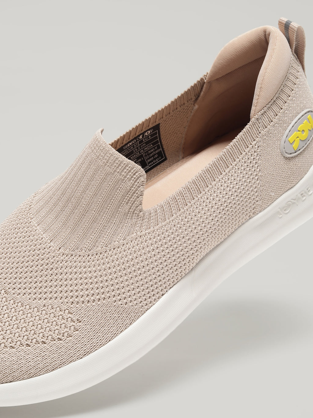JW039 - Women's Slip On Shoes Beige
