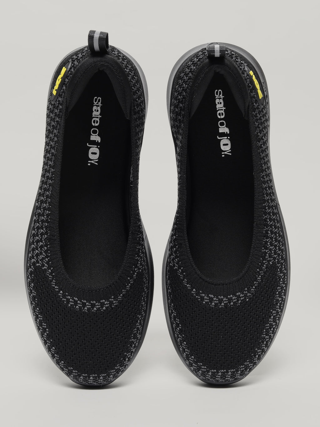 JW040 - Women's Slip On Shoes Black