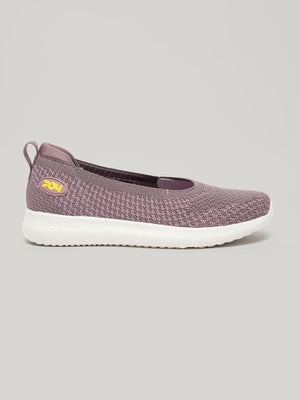 JW040 - Women's Slip On Shoes Dark Pink