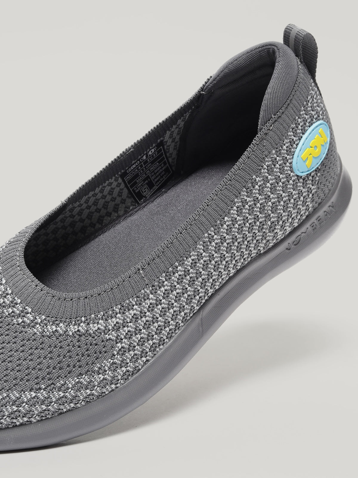 JW040 - Women's Slip On Shoes Grey